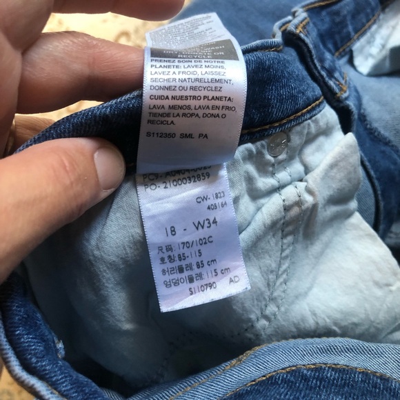 Signature Levi Strauss Heritage High Rise Jeans size 18 - Picture 2 of 4